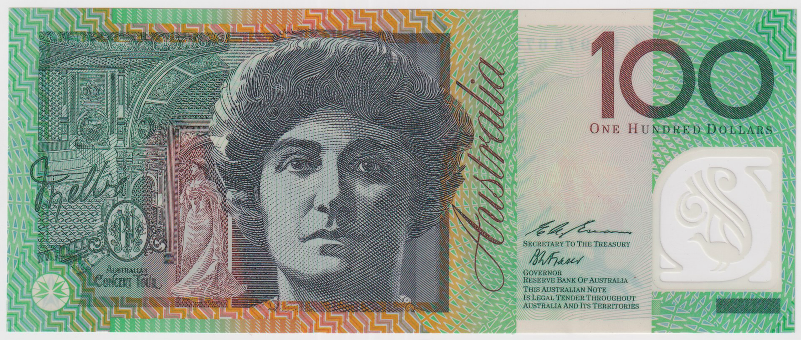 Australia 1996 $100 Fraser/Evans R616a Uncirculated