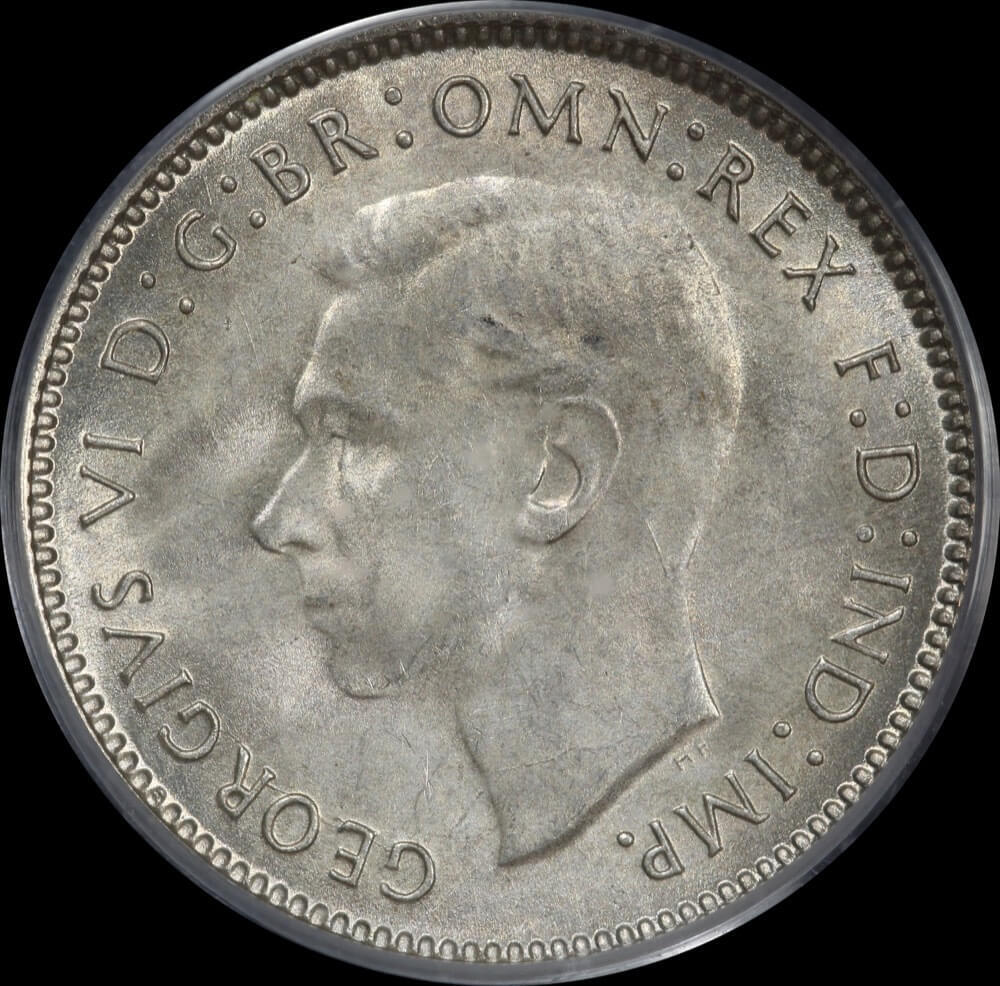 1946 Sixpence Choice Unc (PCGS MS64)