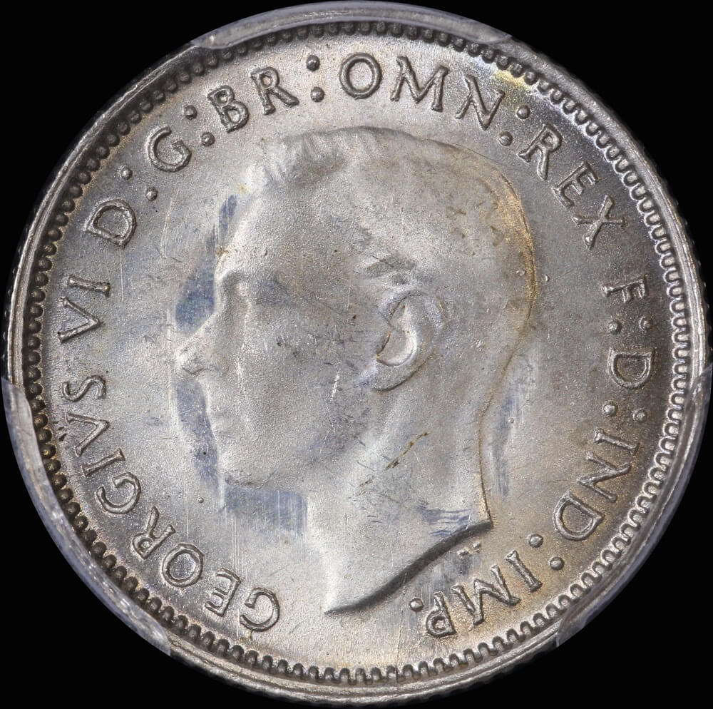 1946 Sixpence Gem Unc (PCGS MS65)