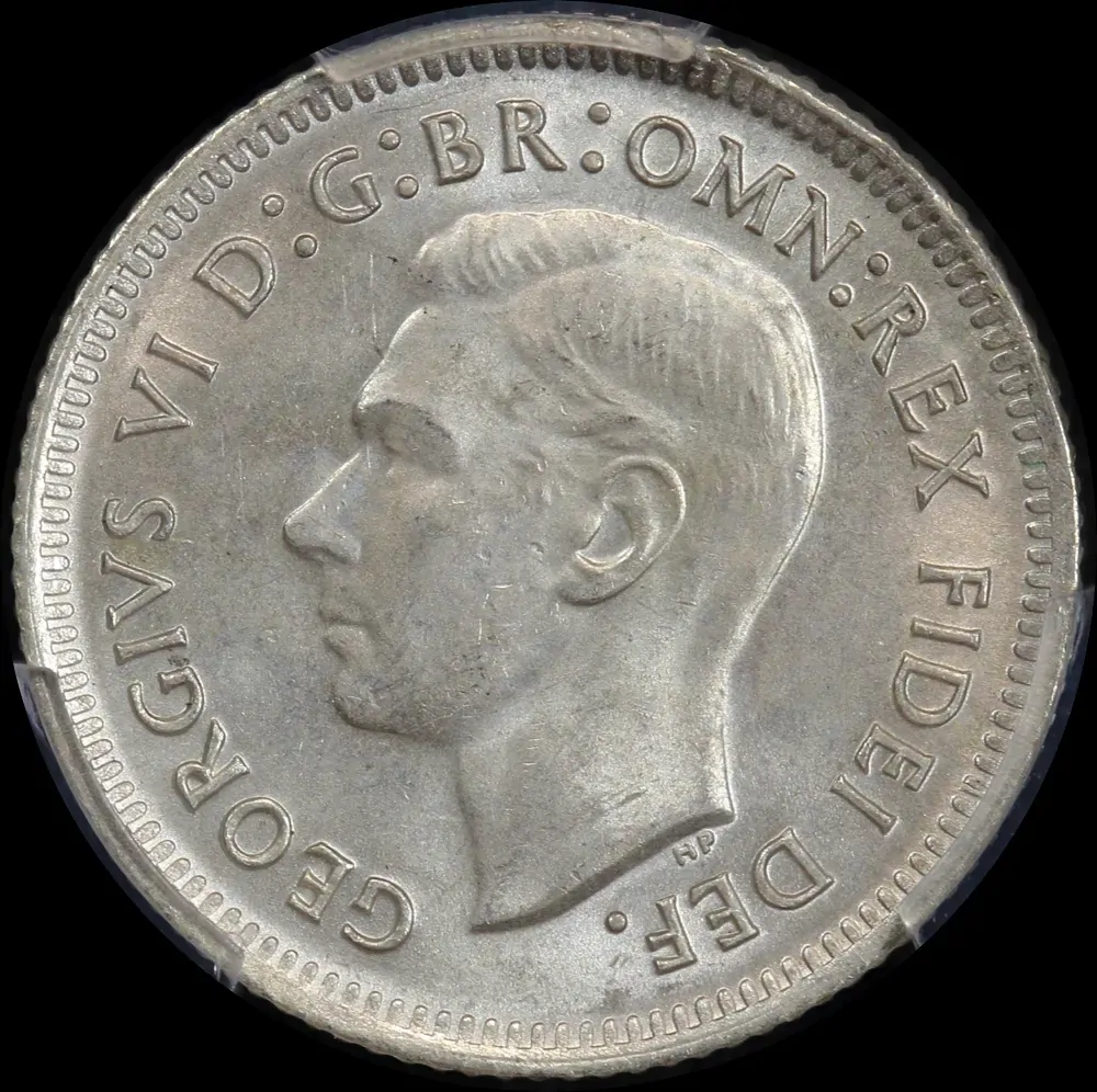 1950 Sixpence Choice Unc (PCGS MS64)
