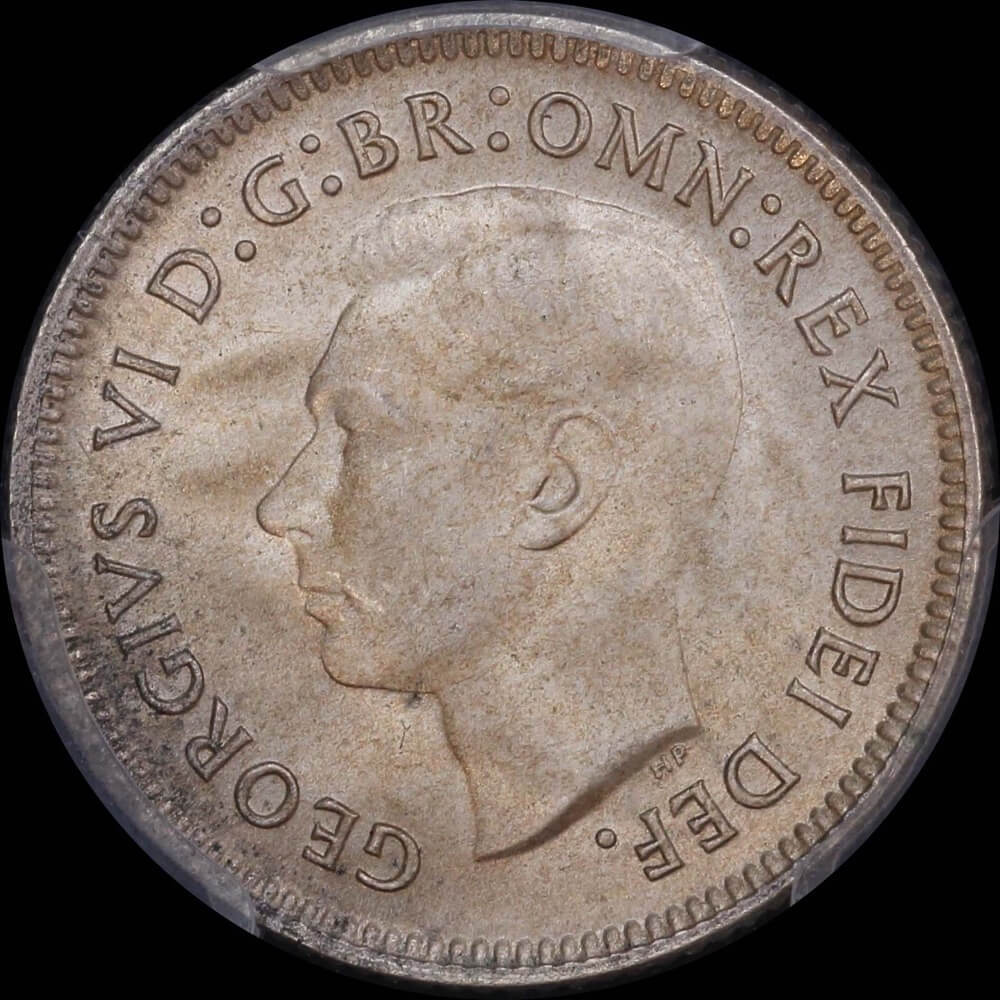 1950 Sixpence Gem Unc (PCGS MS65)