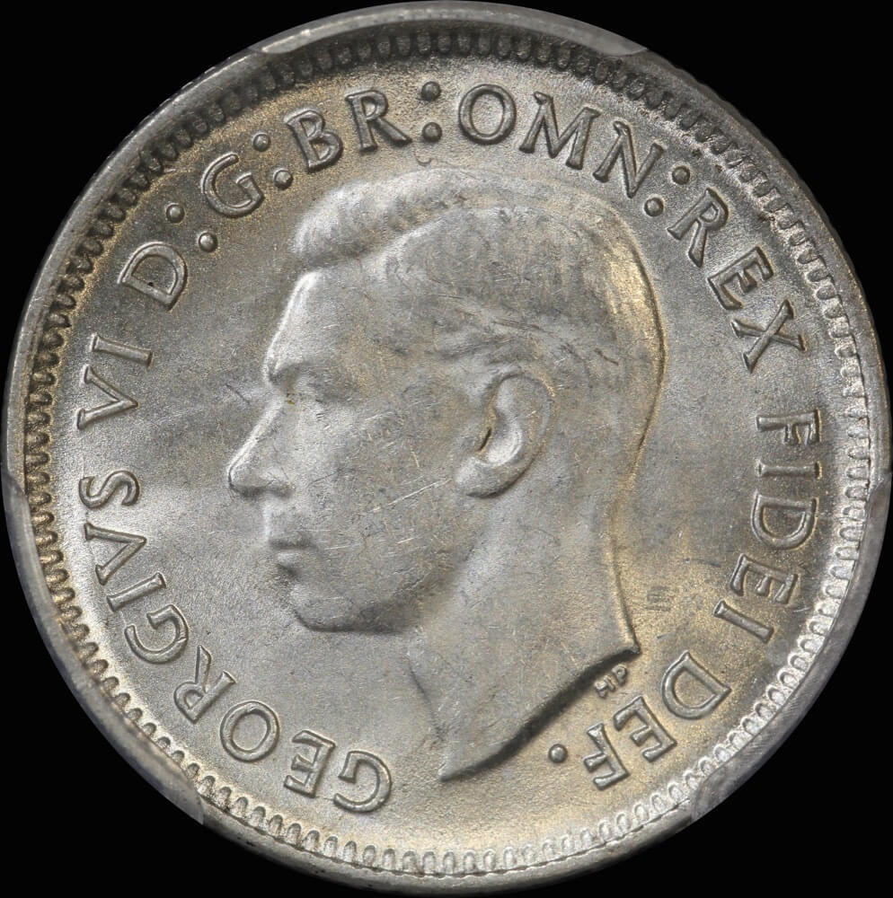 1951 Sixpence Choice Unc (PCGS MS63)