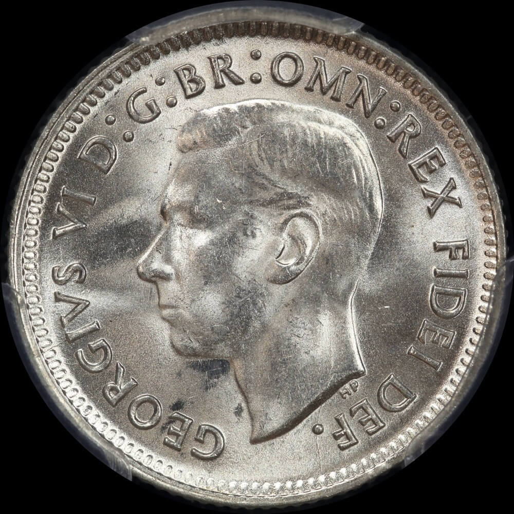 1951 Sixpence Gem Unc (PCGS MS65)