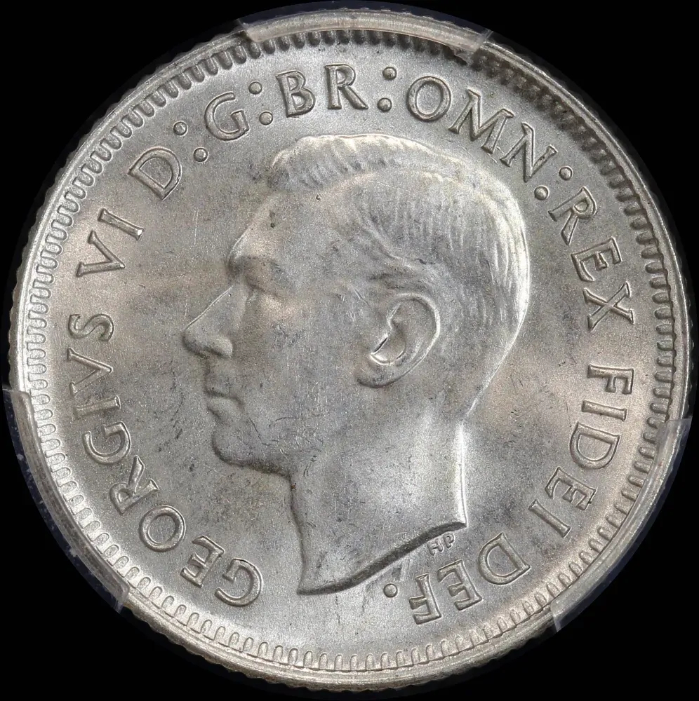 1951 Sixpence Gem Unc (PCGS MS65)