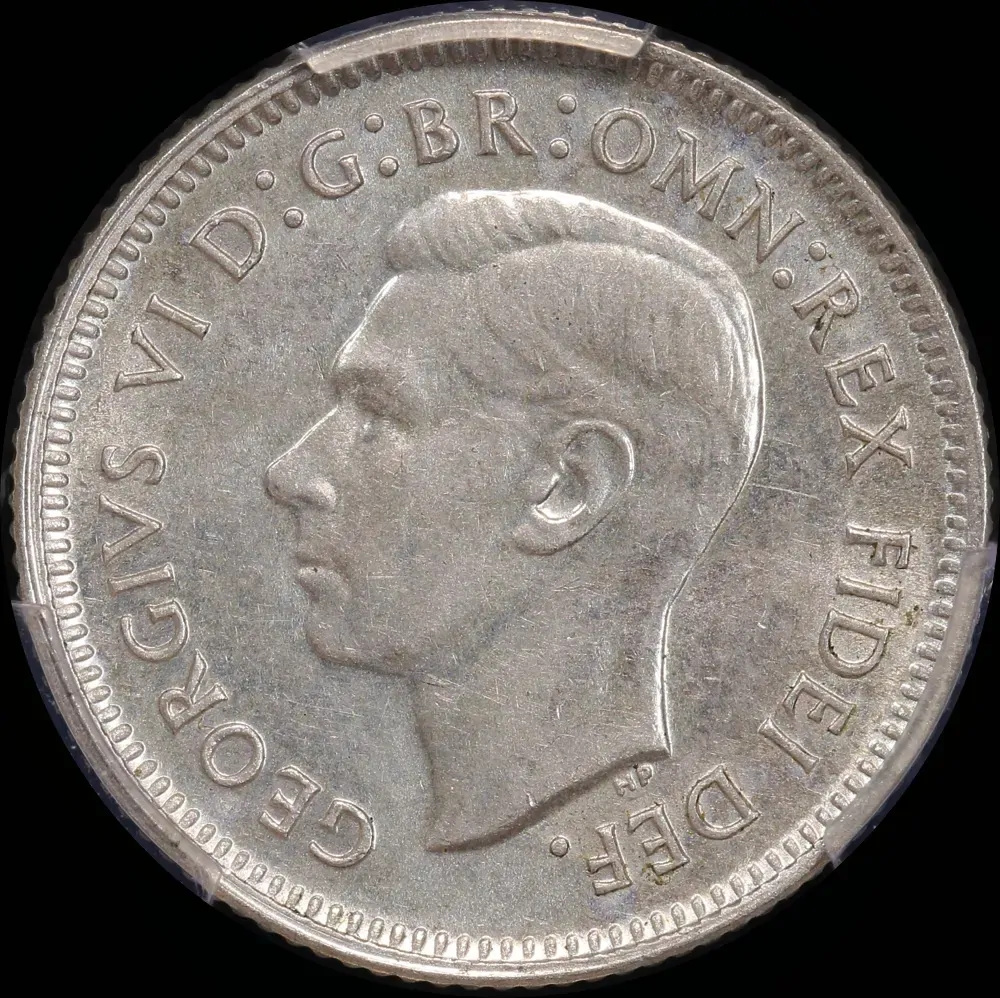1951 Sixpence Unc (PCGS MS62)