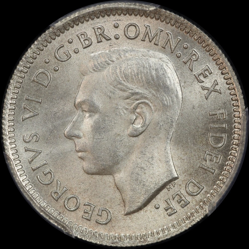 1951-PL Sixpence Gem Unc (PCGS MS65)