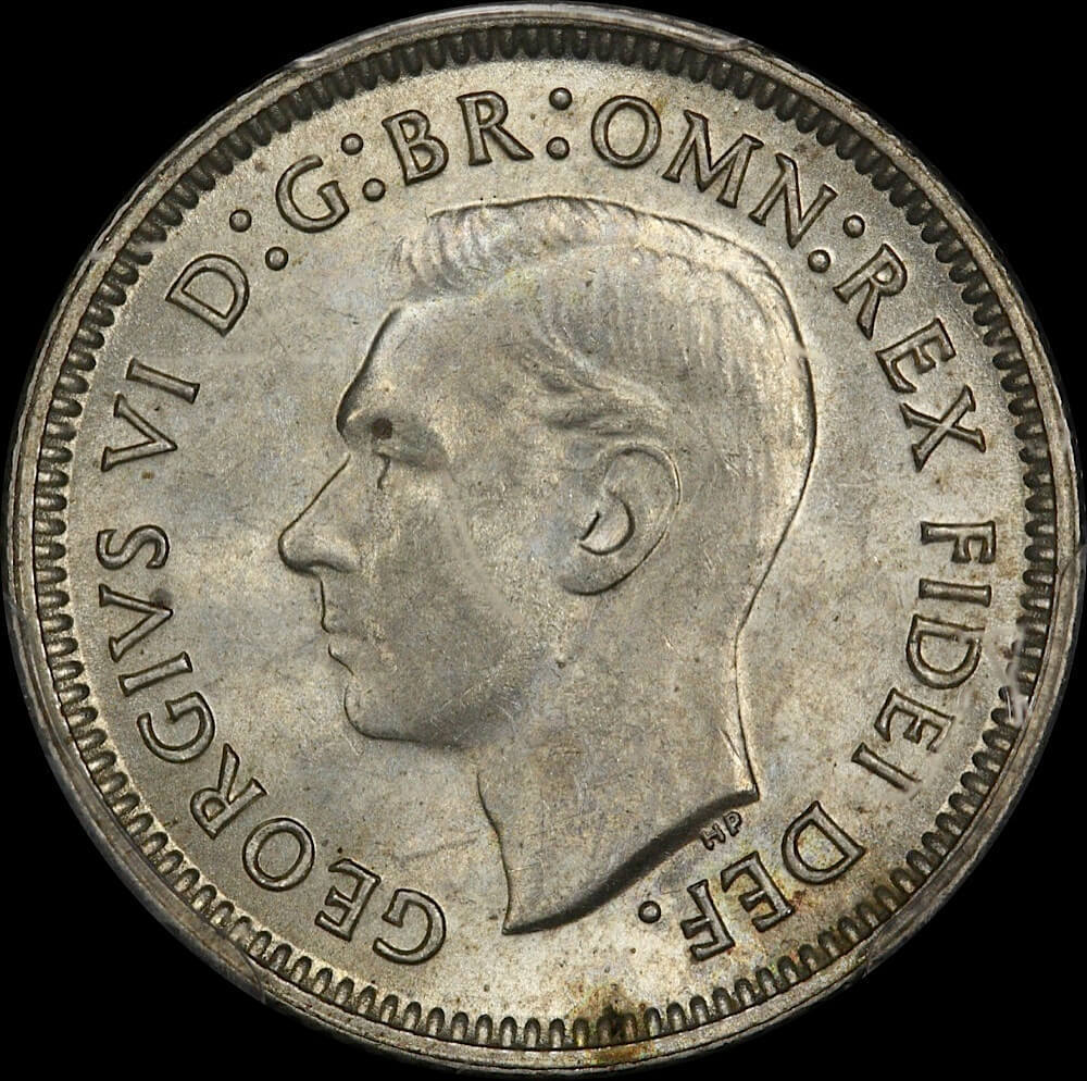 1952 Sixpence Choice Unc (PCGS MS63)