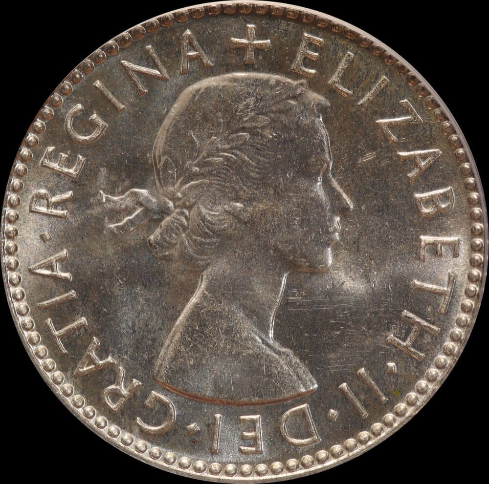 1954 Sixpence Choice Unc (PCGS MS64)