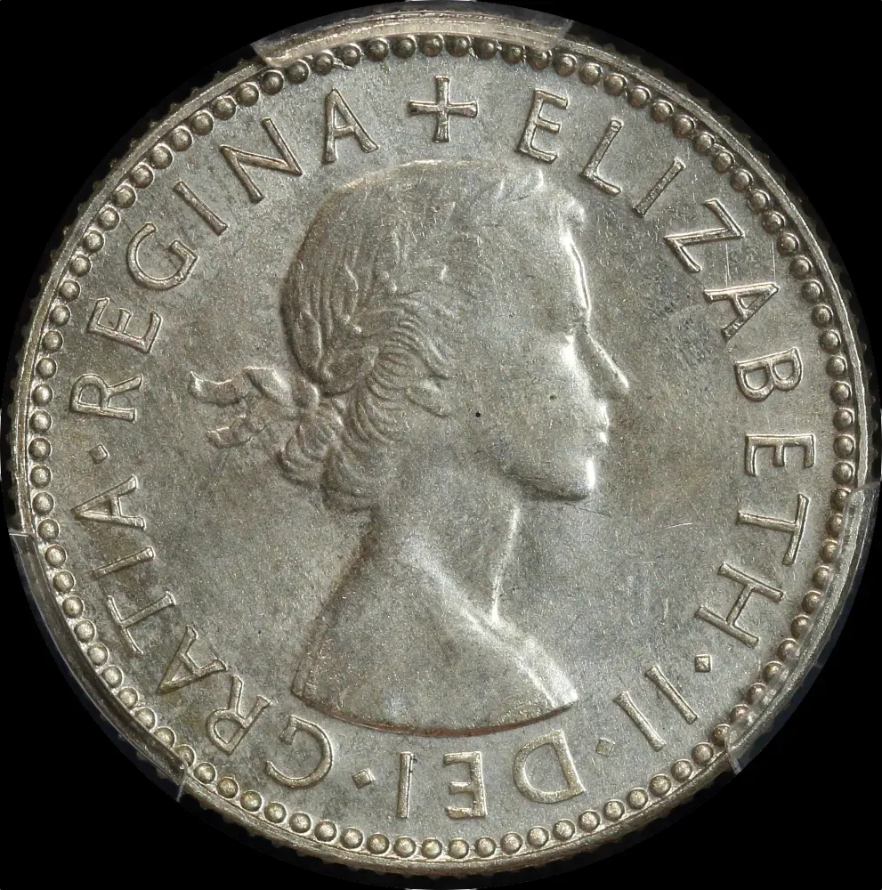 1954 Sixpence Choice Unc (PCGS MS64)