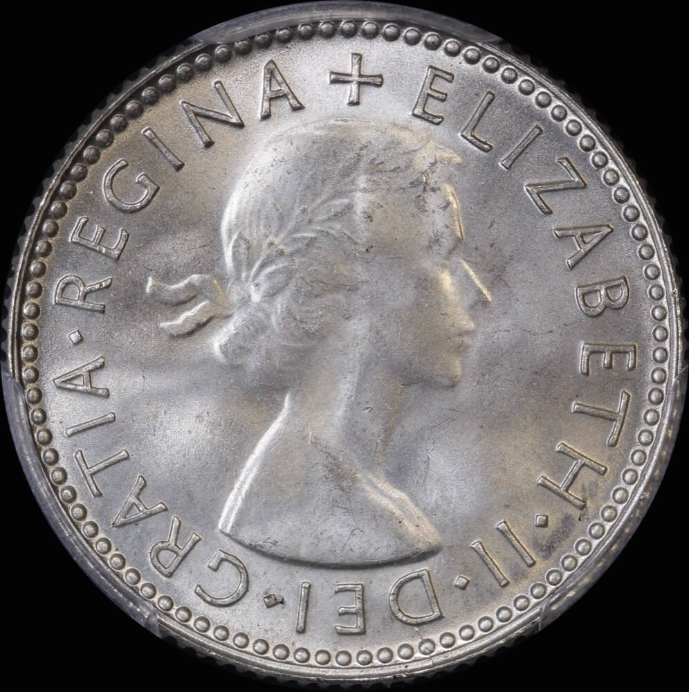 1954 Sixpence Gem Unc (PCGS MS66)