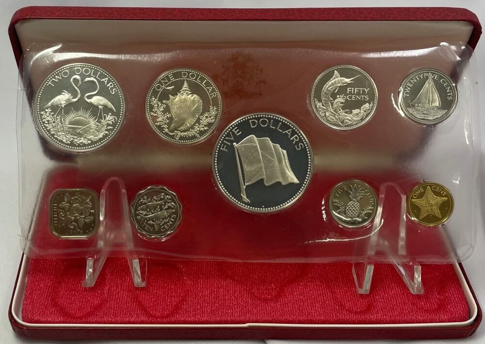Bahamas 1974 Silver Proof Coin Set (9) product image
