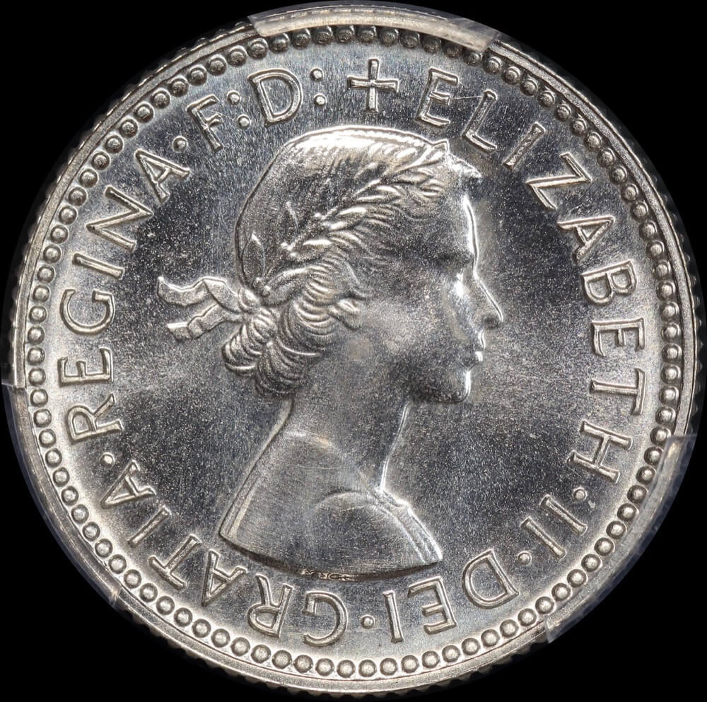 1955 Melbourne Proof Sixpence PCGS PR65