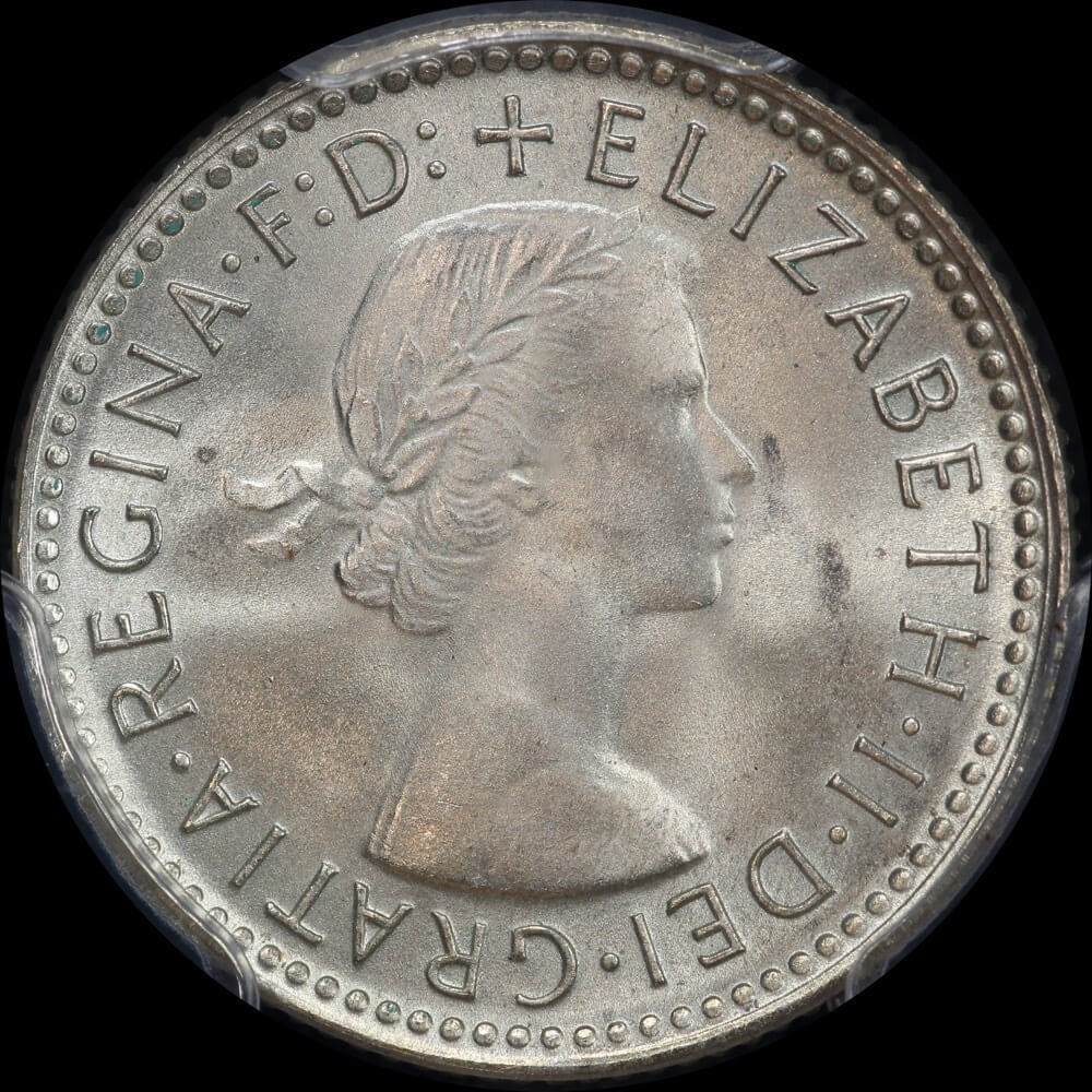 1956 Sixpence Gem Unc (PCGS MS65)