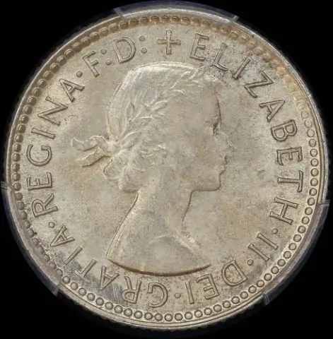 1960 Sixpence Choice Unc (PCGS MS64) product image
