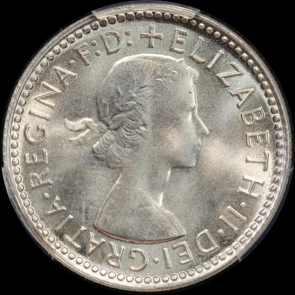 1962 Sixpence Gem Unc (PCGS MS67)