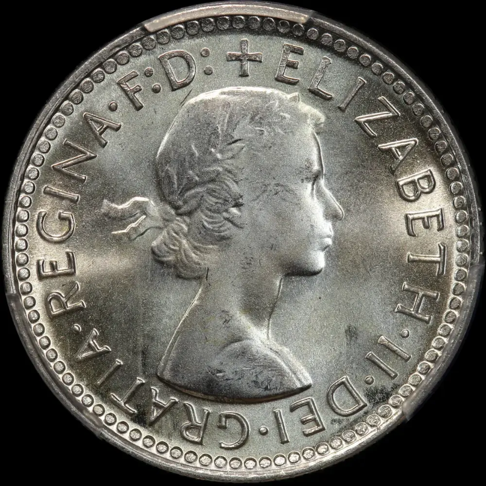 1962 Sixpence Gem Unc (PCGS MS65)