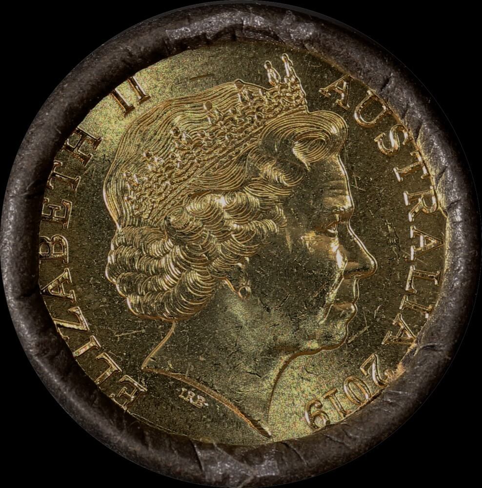 2019 2 Dollar Security Roll Coloured Police Remembrance Heads / Tails product image