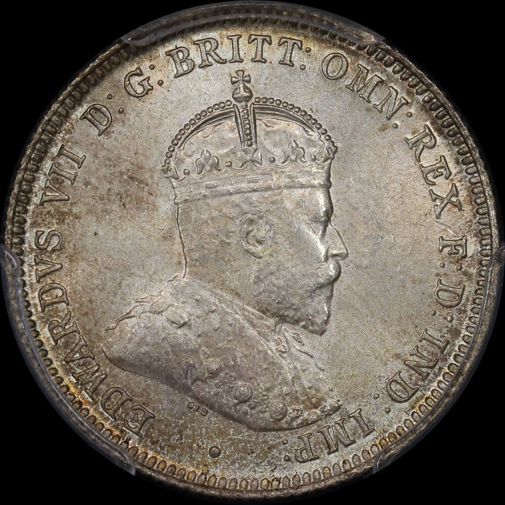 1910 Shilling Choice Unc (PCGS MS64)