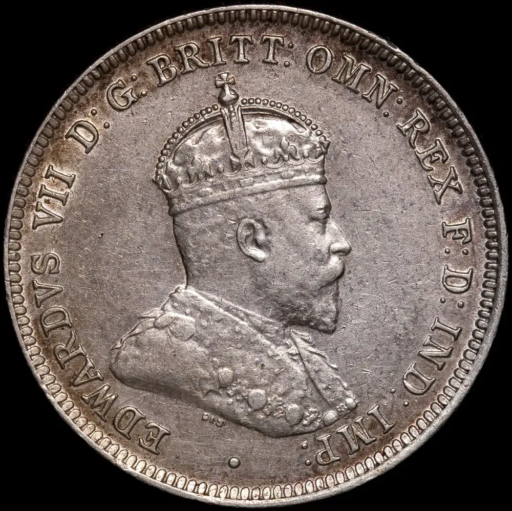 1910 Shilling Extremely Fine