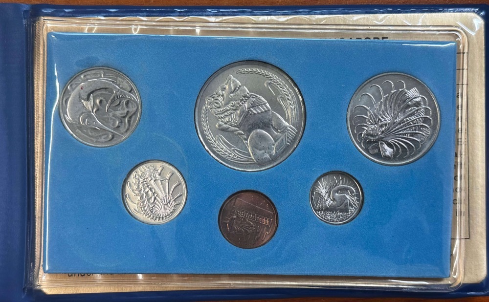 Singapore 1982 Uncirculated 6 Coin Set - Year of the Dog product image