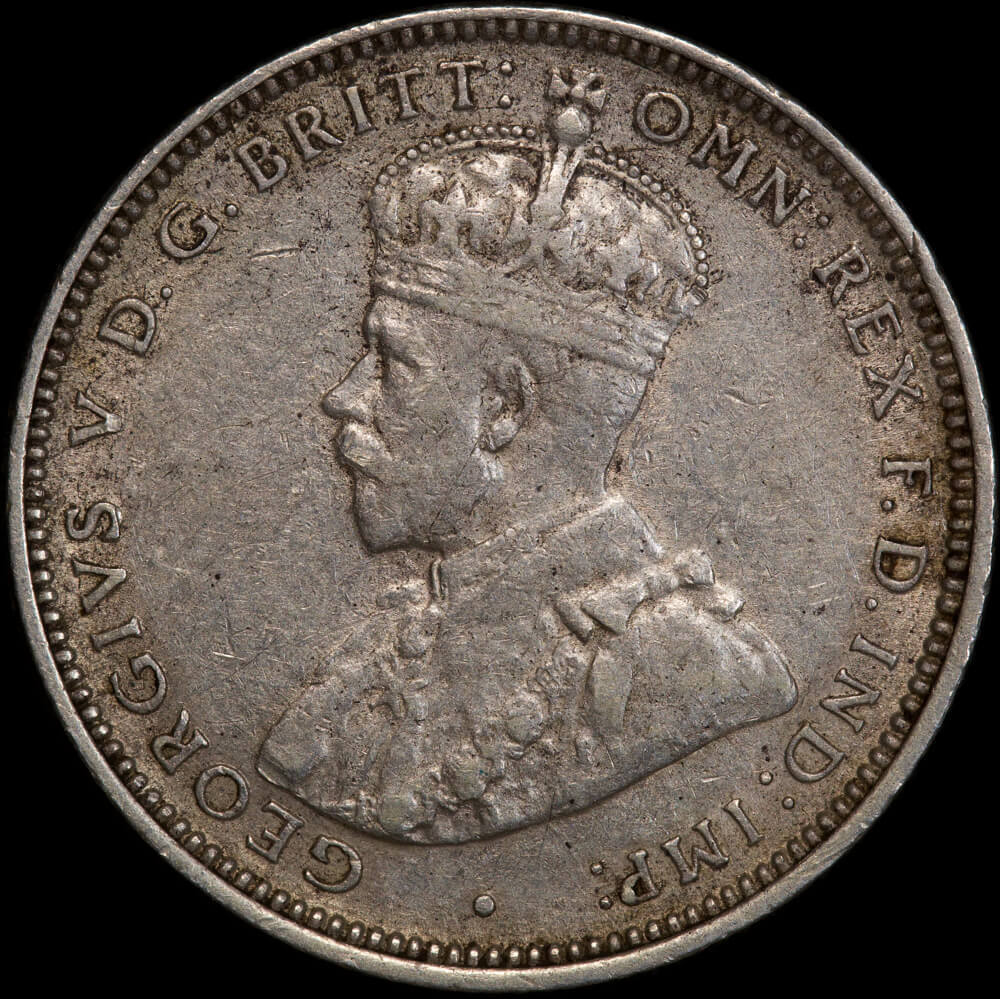 1915-H Shilling about VF