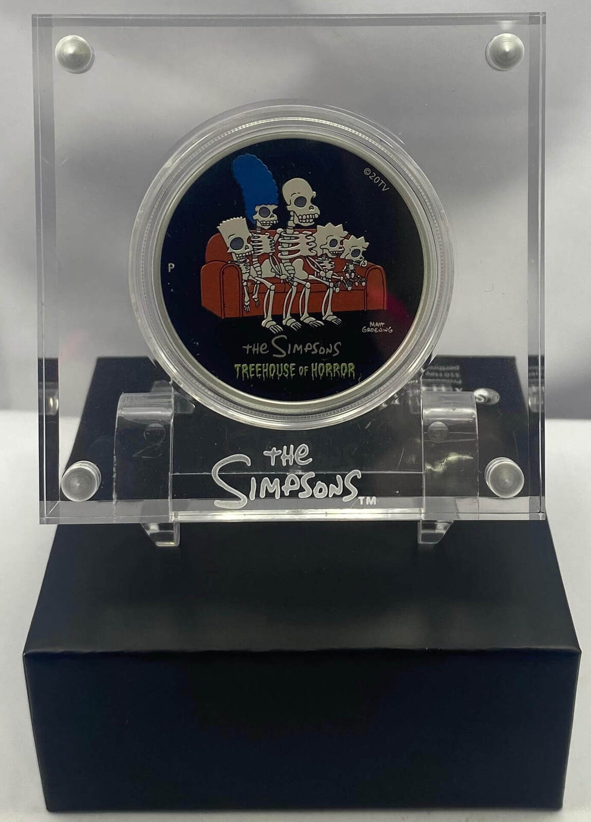 Tuvalu 2019 Silver One Ounce Proof Coin Simpsons - Treehouse of Horror product image