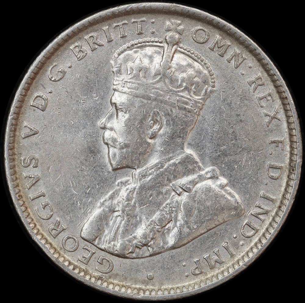 1918 Shilling Extremely Fine
