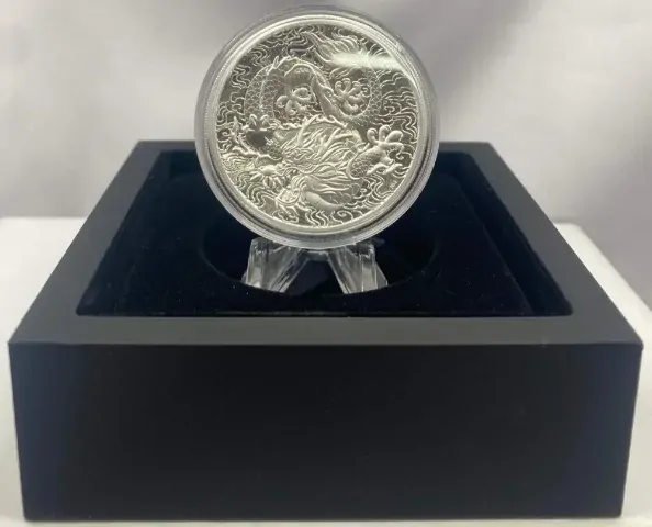2021 Silver 2oz High Relief Coin Chinese Myths and Legends - Dragon product image