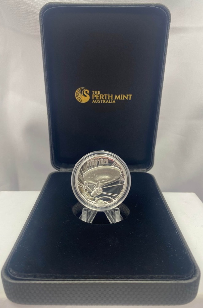 Tuvalu 2016 Silver 1oz High Relief Coin Star Trek - U.S.S Enterprise NCC-1701 product image