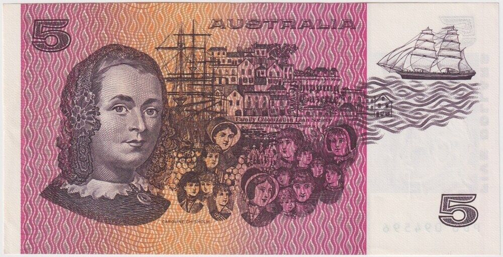 1983 $5 Note Johnston/Stone R208 Uncirculated
