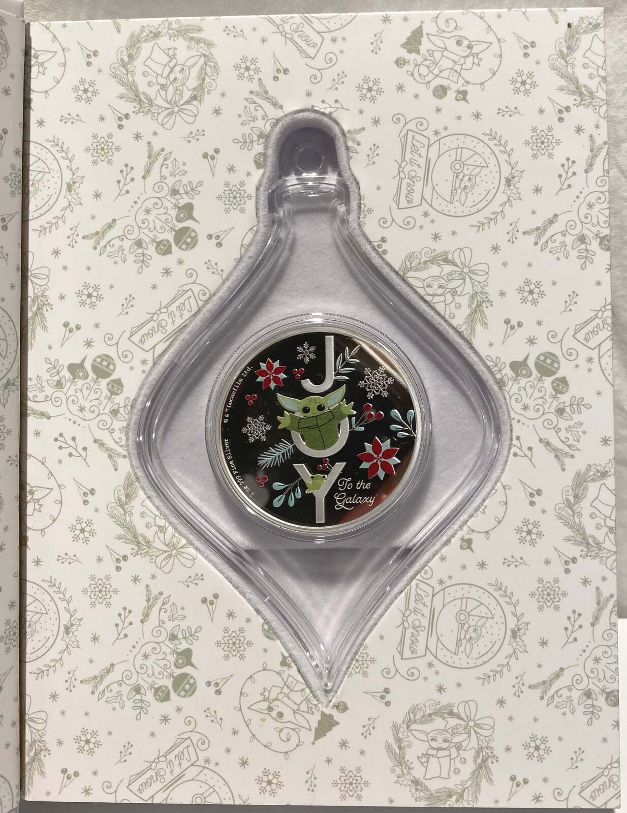 Niue 2021 Silver 1oz Collectible Coin Star Wars - Mandalorian Christmas product image