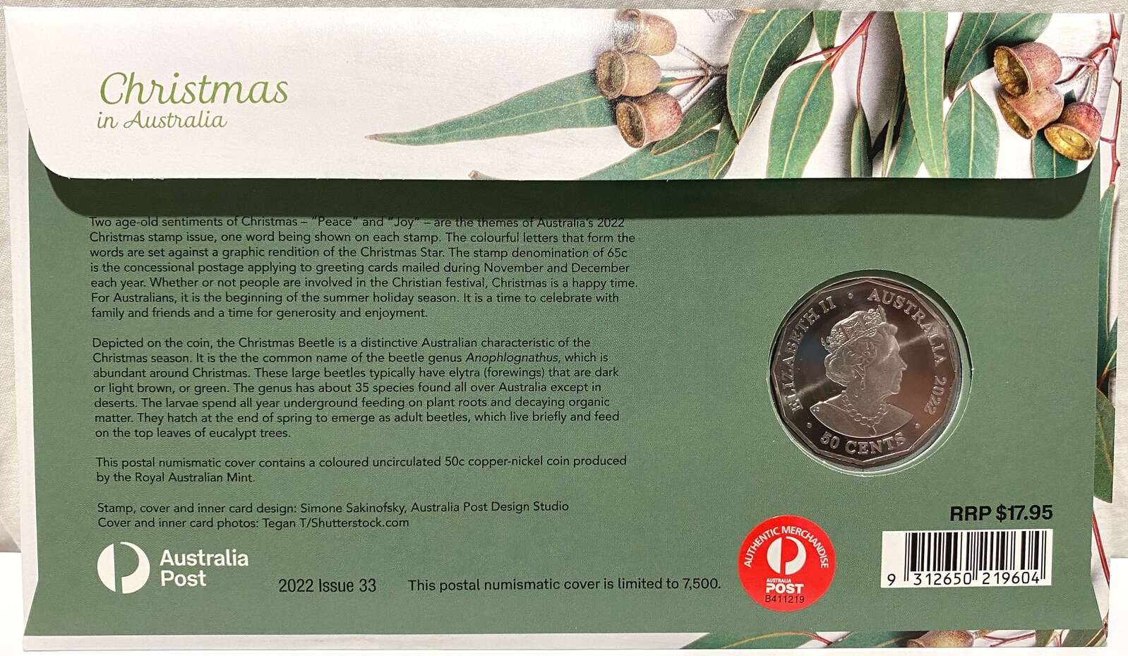2022 50 Cent PNC Australia's Christmas in Australia product image