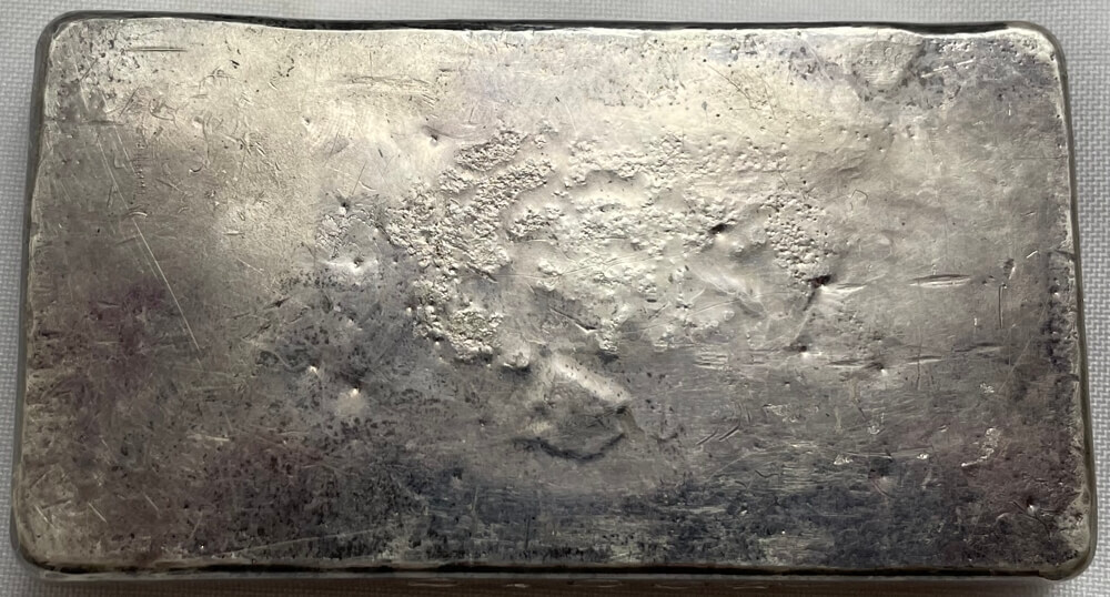 ABC Bullion ca 1980's 500g Silver Cast Ingot 99.98%