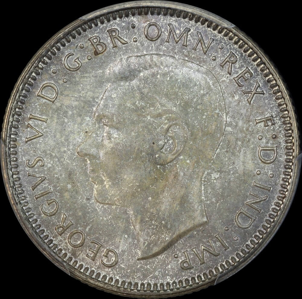1944-S Shilling Gem Unc (PCGS MS65)