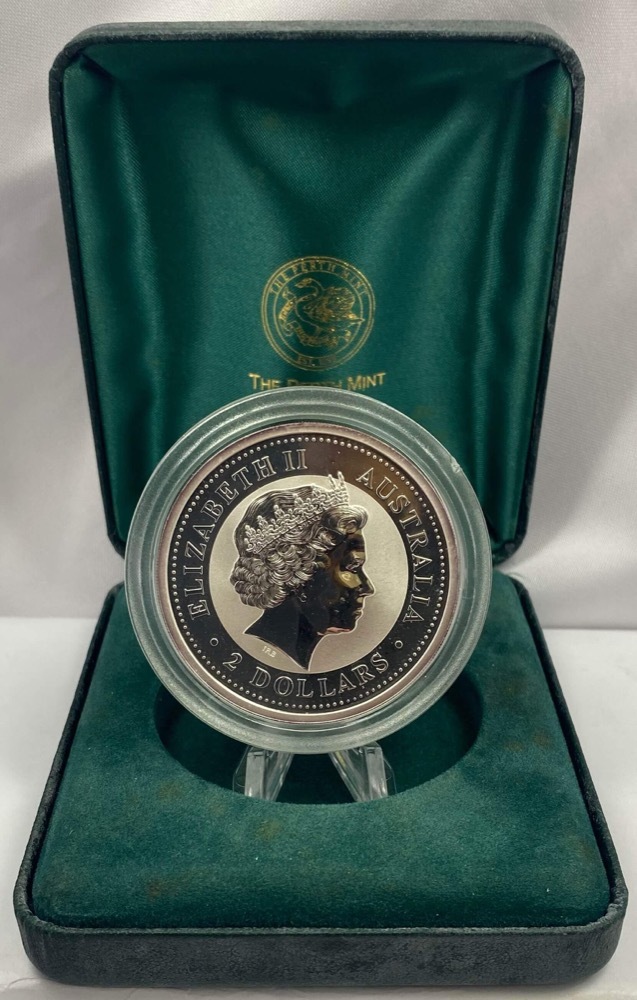 2001 Silver 2oz Unc Coin Kookaburra product image