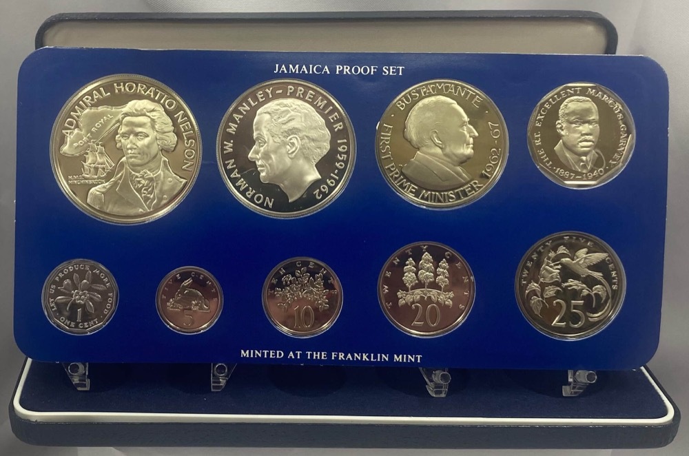 Jamaica 1976 Silver Proof Coin Set (9) product image