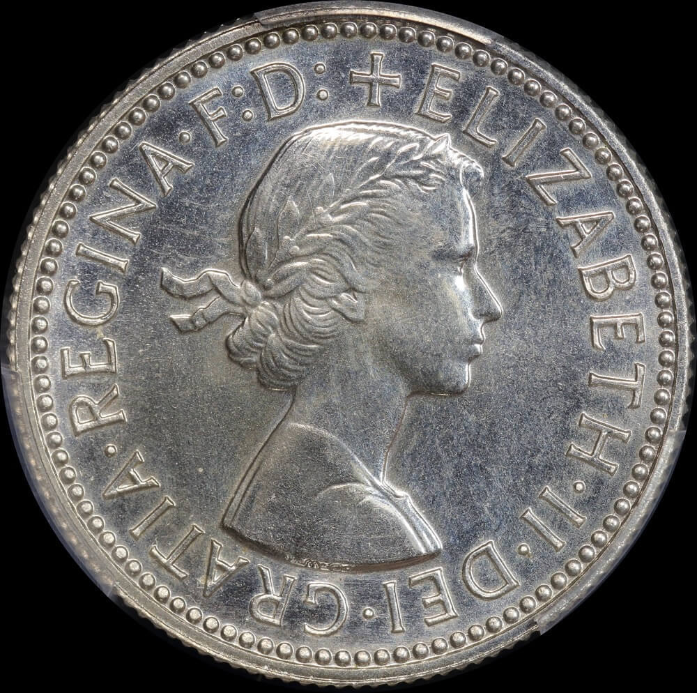 1955 Melbourne Proof Shilling PCGS PR65