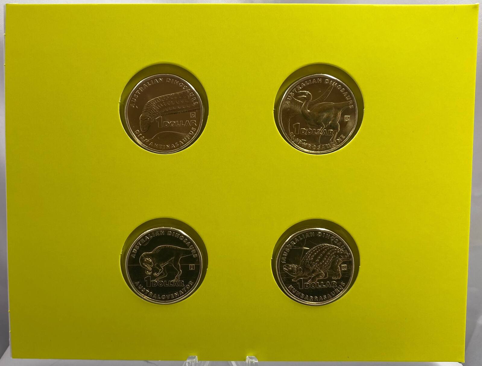2022 1 Dollar 4 Coin Privy Mark Set Australian Dinosaurs product image
