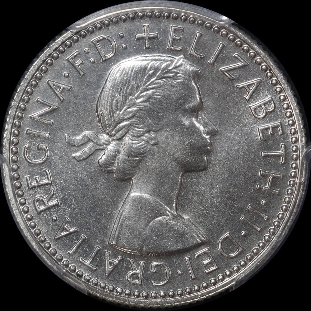 1956 Melbourne Proof Shilling PCGS PR66