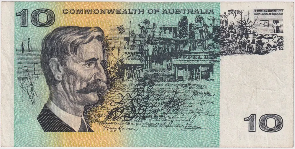 1967 $10 Note Coombs/Randall R302 good VF