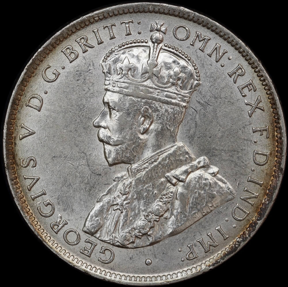 1917 Florin about Unc