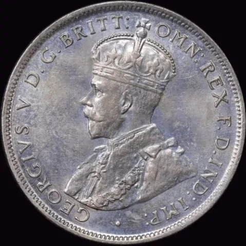 1919 Florin about Unc