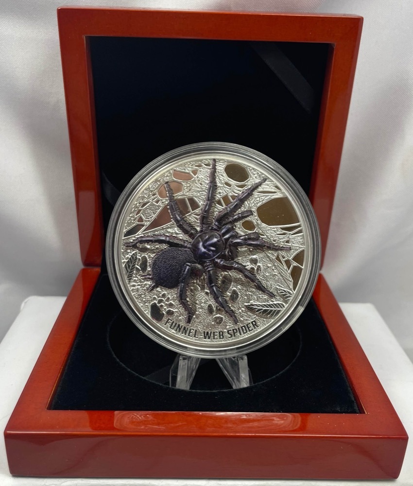 Niue 2023 5oz Silver Proof Coin- Sydney Funnel-Web Spider product image