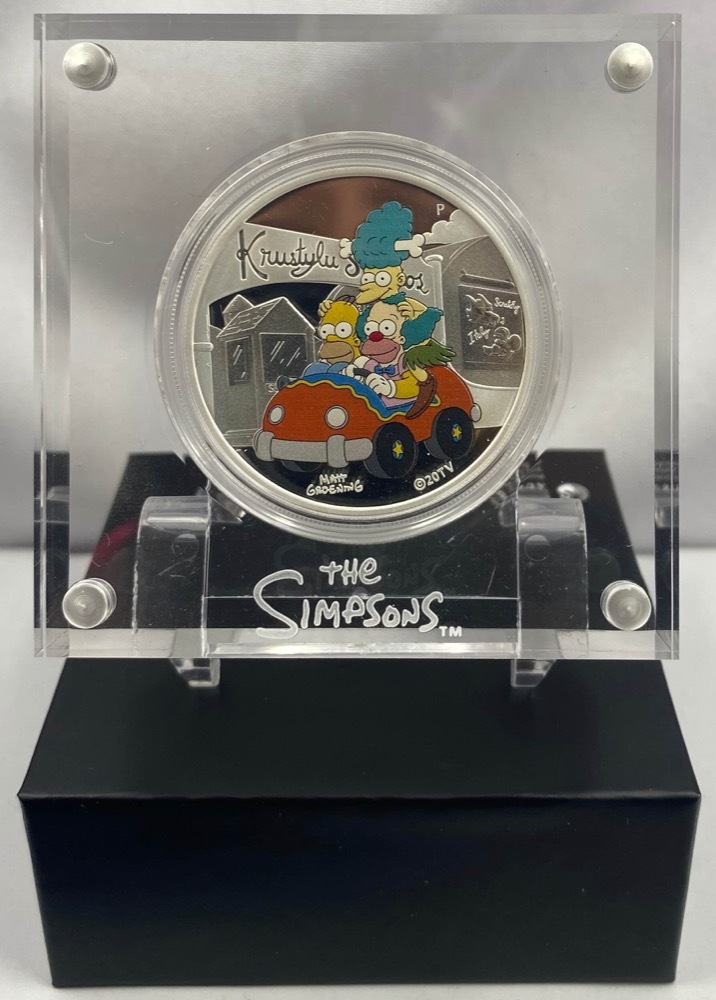 Tuvalu 2022 1oz Silver Proof Coloured Coin - Krustylu Studios product image