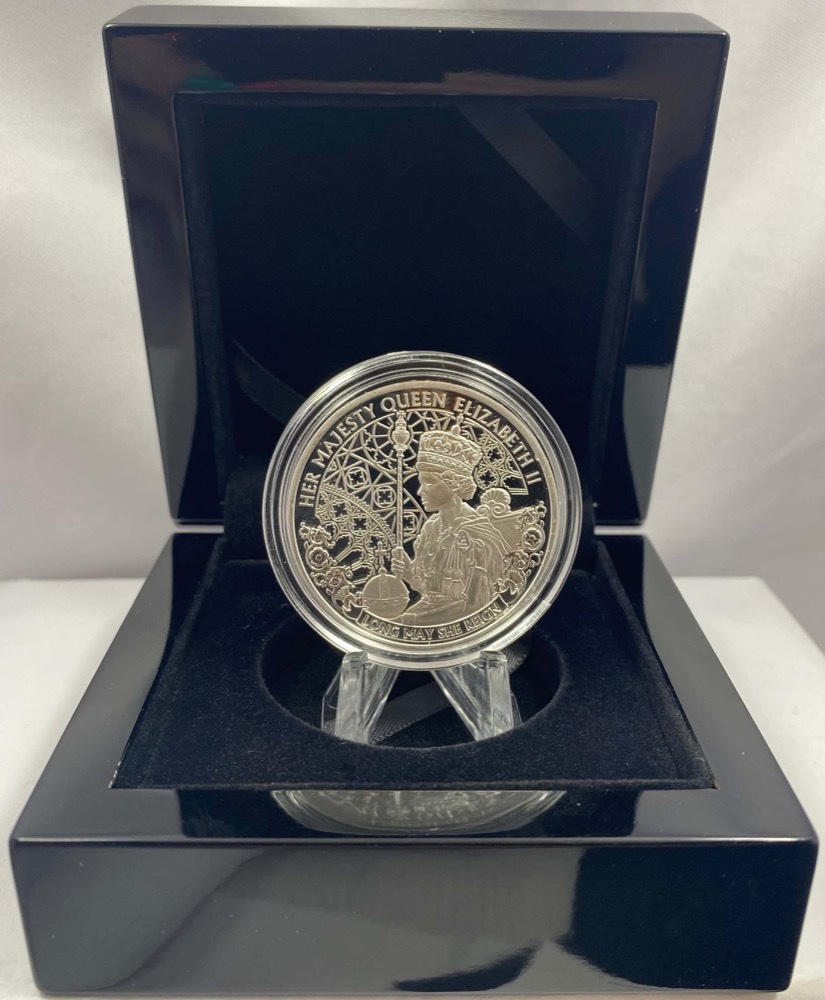 Niue 2020 1oz Silver Proof Coin - Queen Elizabeth II, Long May She Reign product image