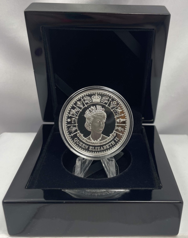 Tokelau 2022 1oz Silver Proof Coin - Queen Elizabeth II Platinum Jubilee product image