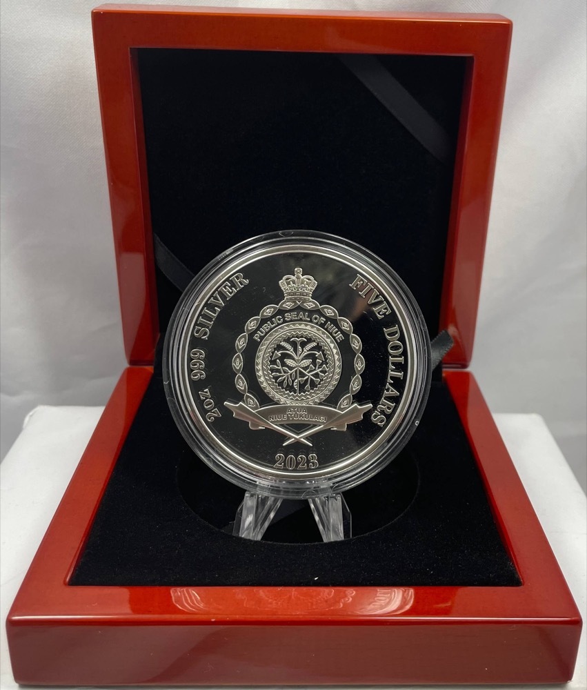 Niue 2023 2oz Silver Proof Coin Forces of Nature - Meteorite product image