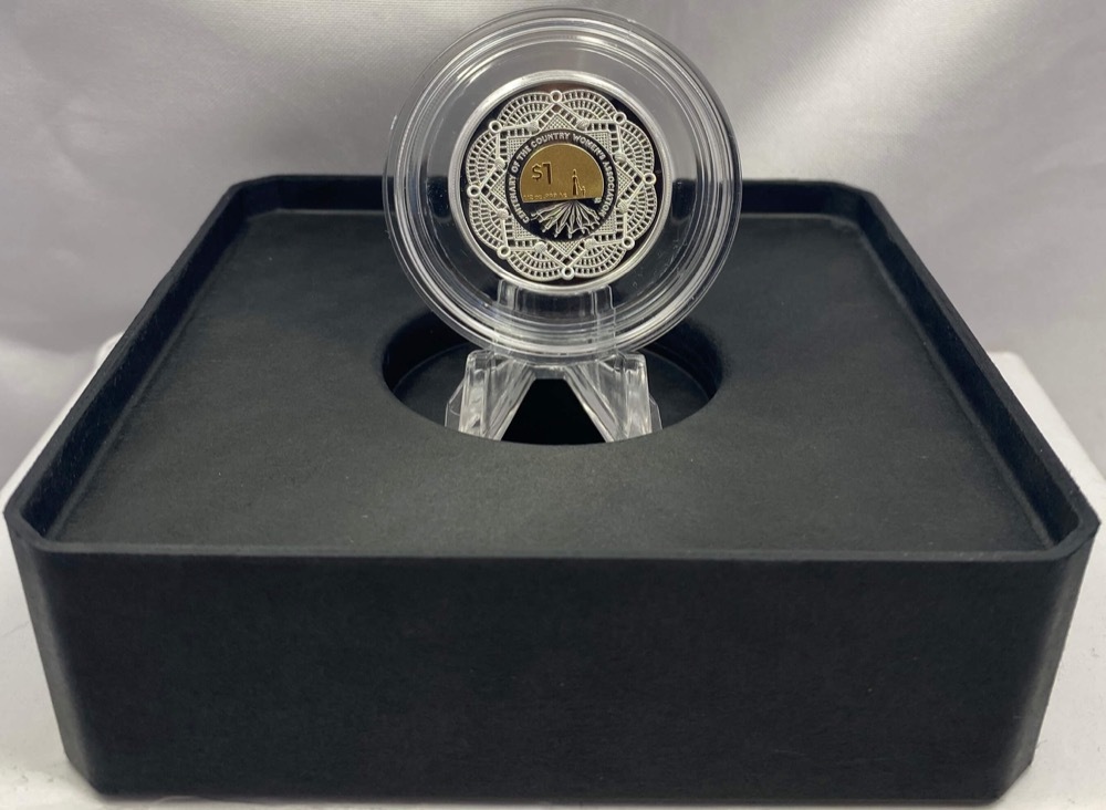 2022 Silver 1 Dollar Selectively Gold Plated Proof Coin Country Women's Association product image