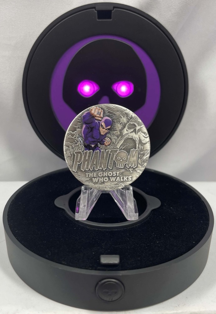 Tuvalu 2023 2oz Silver Antiqued Coin - The Phantom product image