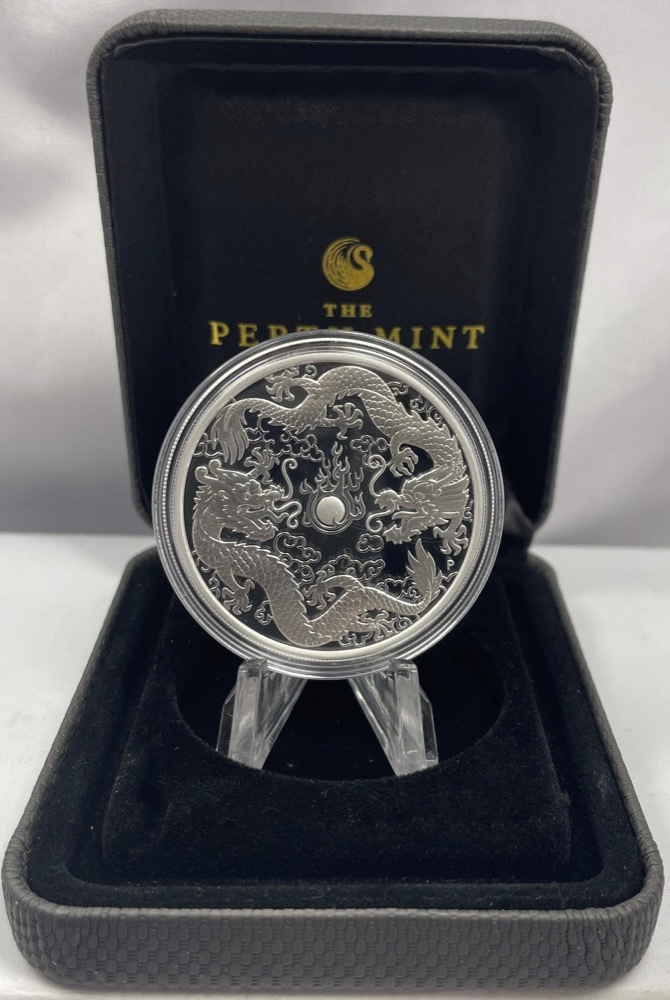 2020 1oz Silver Proof Coin - Double Dragon product image